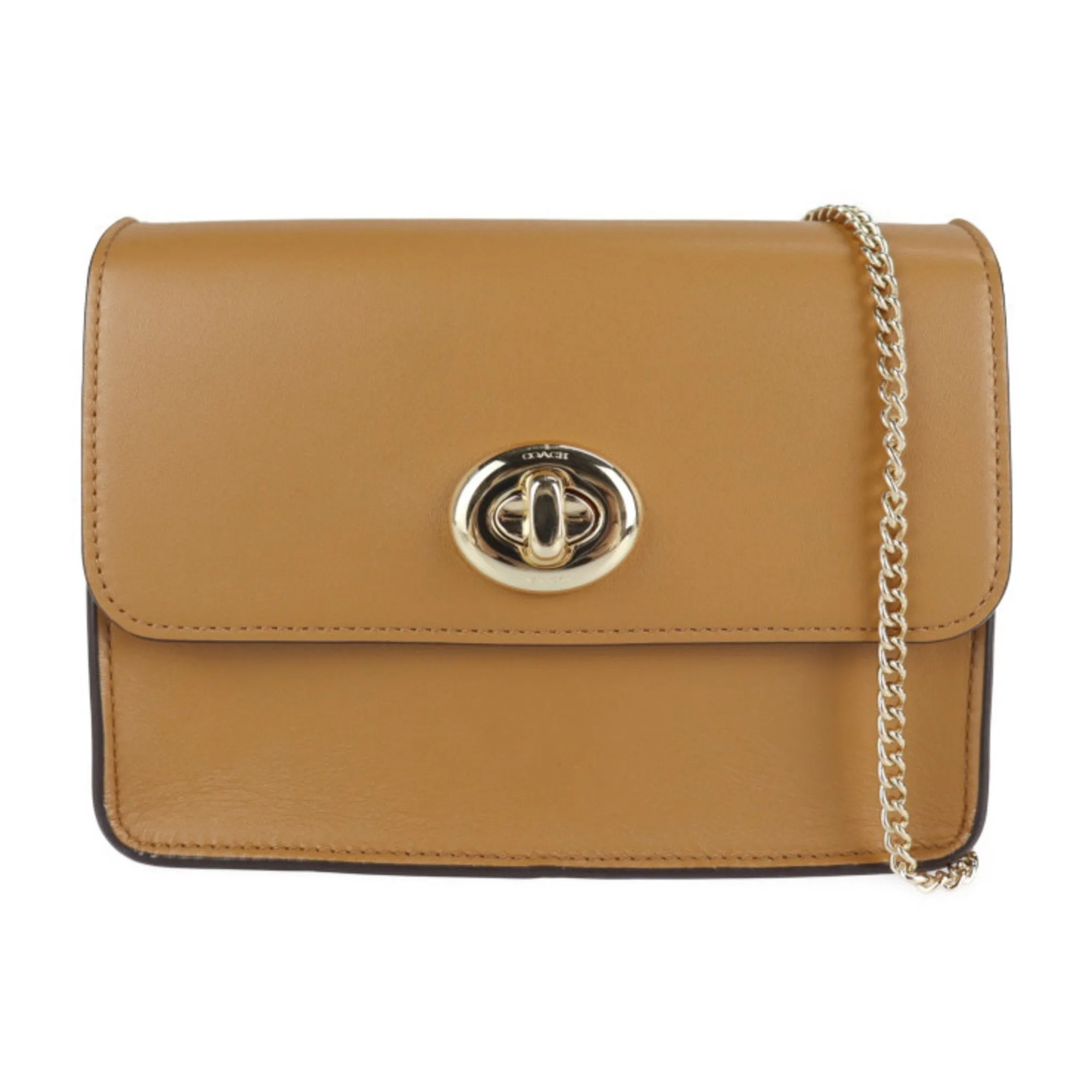 Coach  Leather Clutch Bag Shoulder Bag (Pre-Owned)