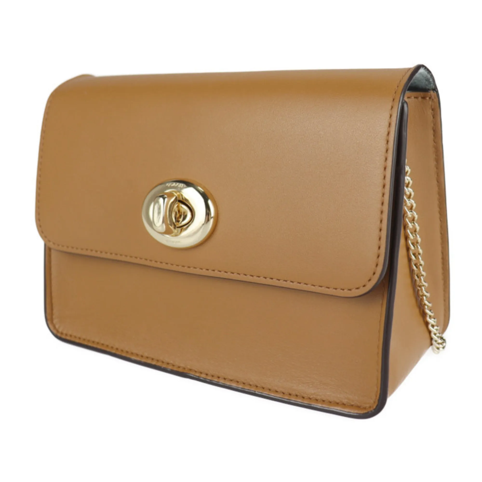 Coach  Leather Clutch Bag Shoulder Bag (Pre-Owned)