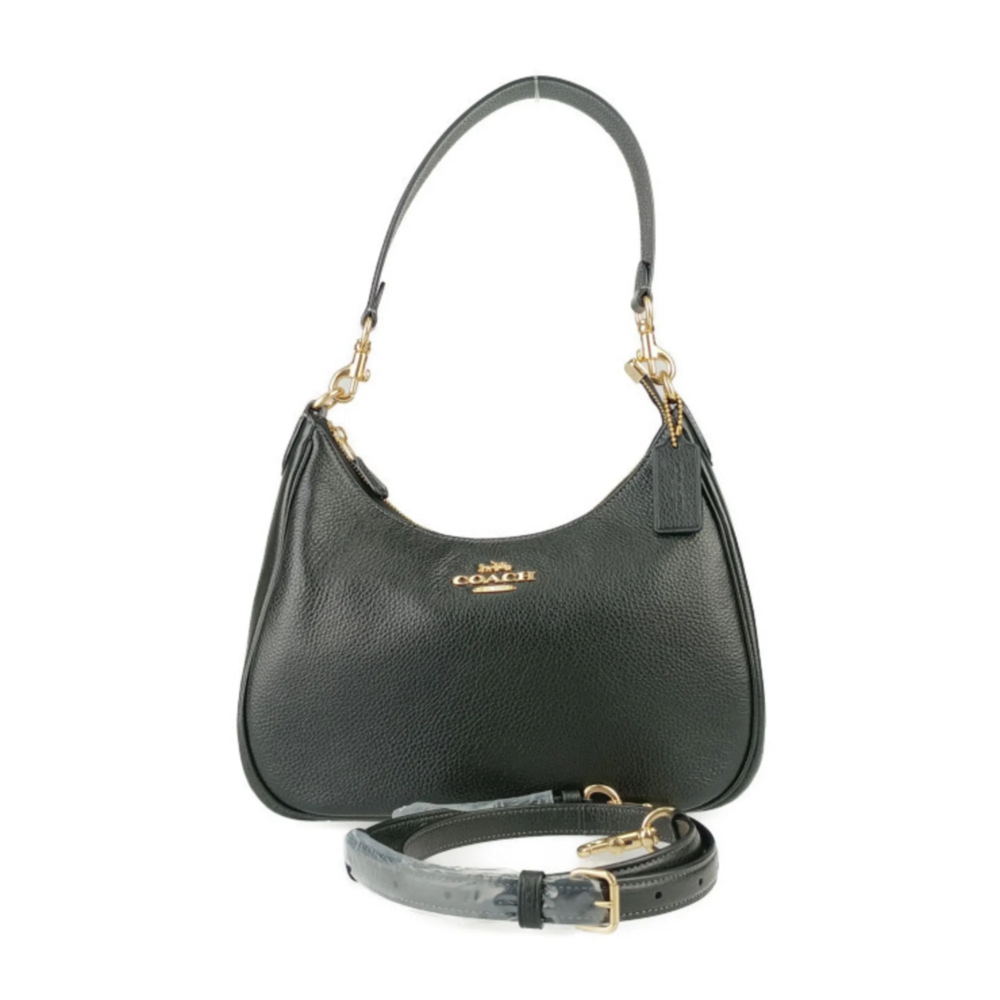 Coach Leather Handbag Shoulder Bag (Pre-Owned)