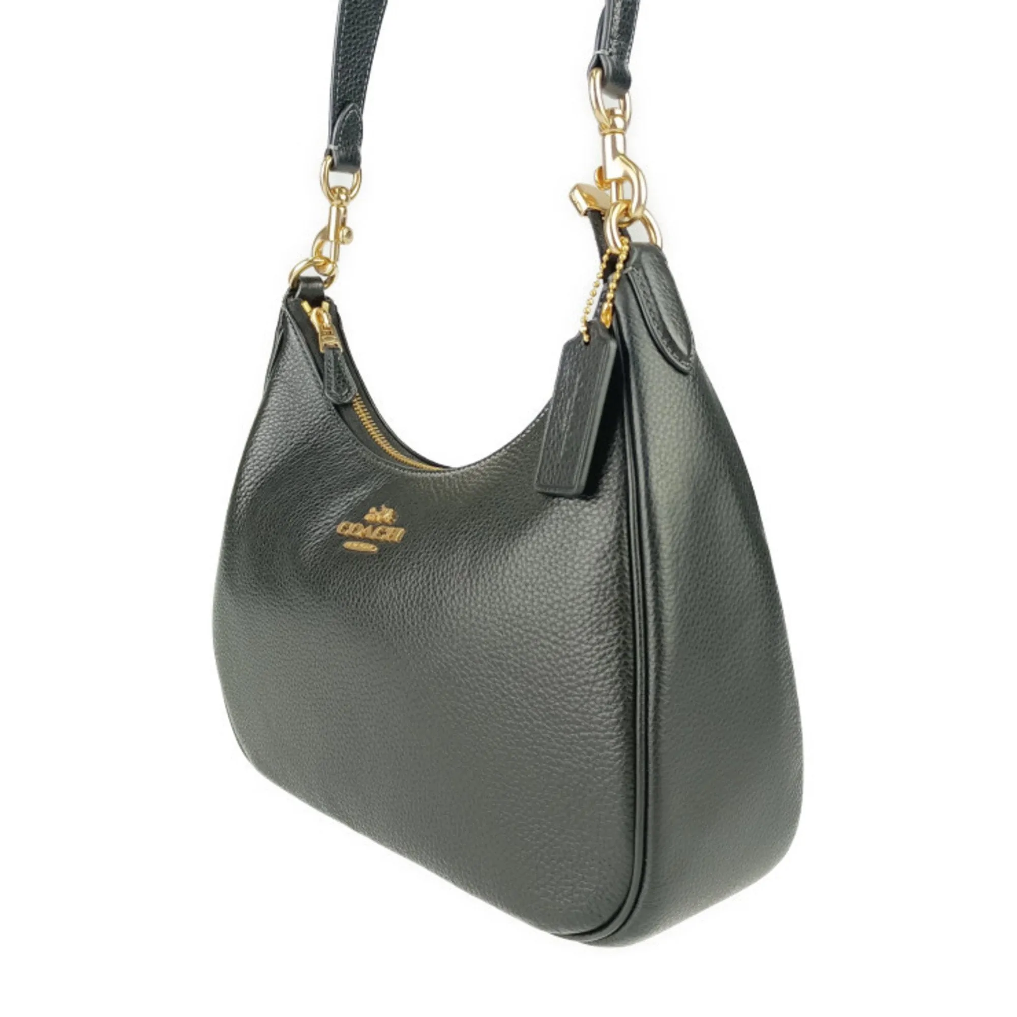 Coach Leather Handbag Shoulder Bag (Pre-Owned)