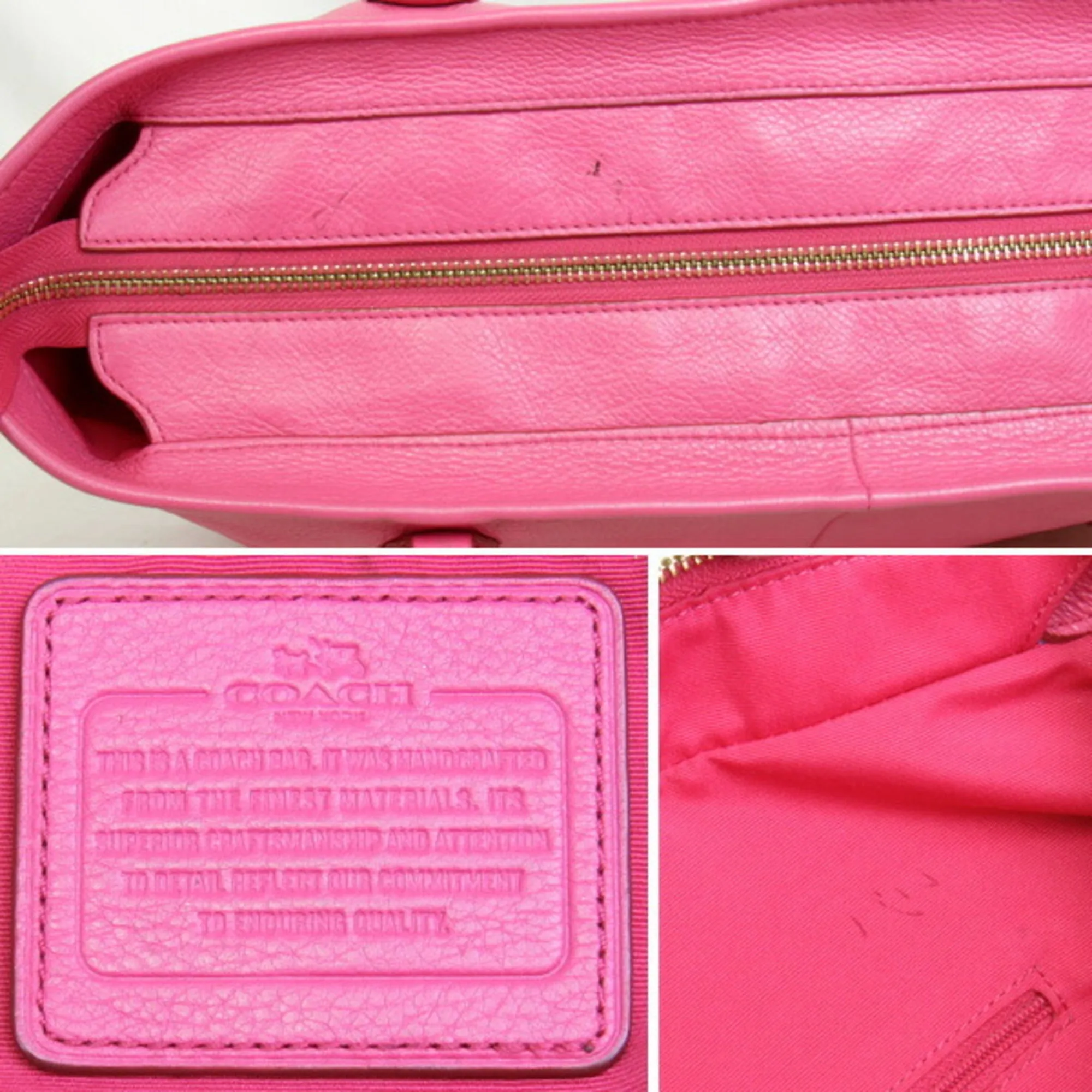 Coach Leather Shopper Bag (Pre-Owned)