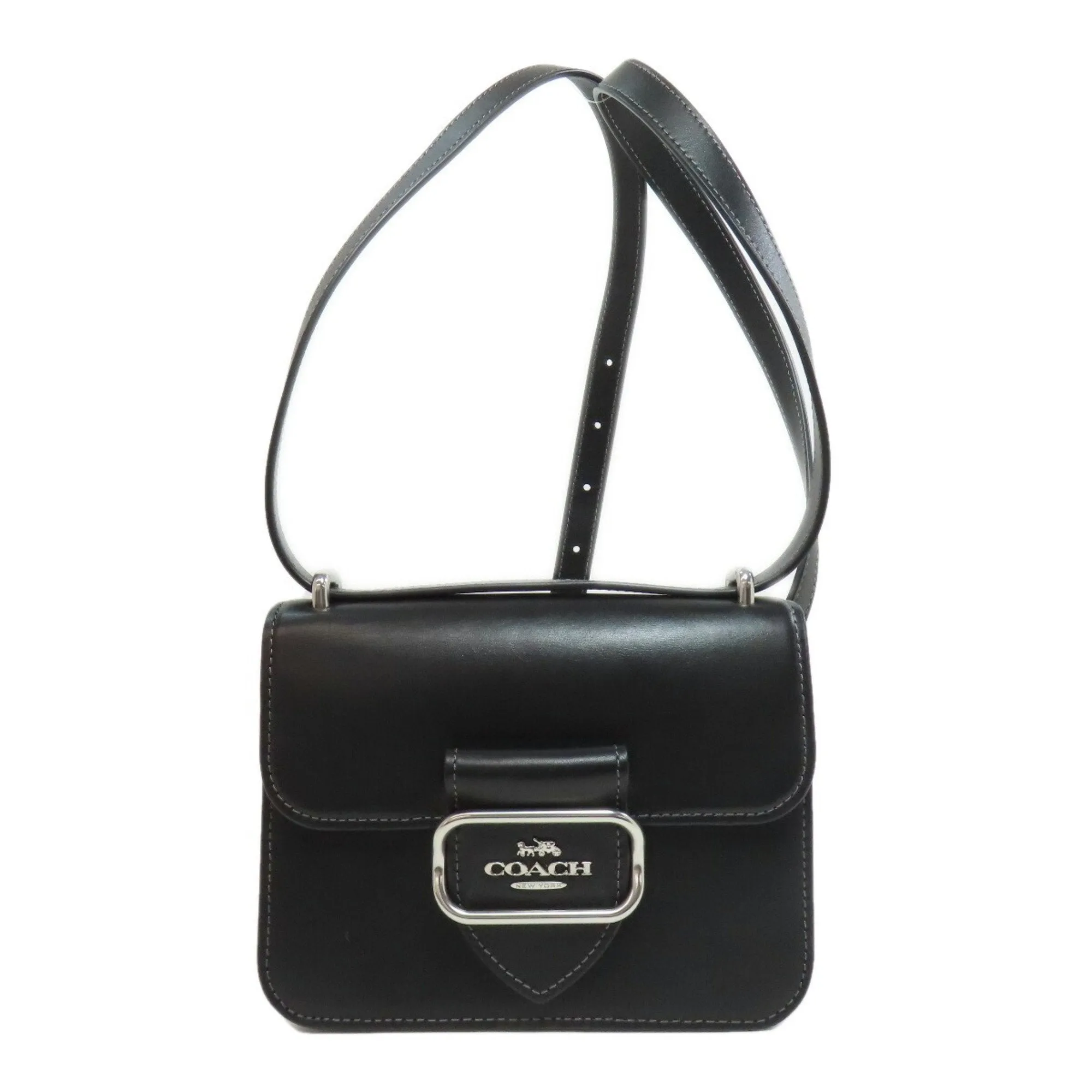 Coach Leather Shoulder Bag (Pre-Owned)