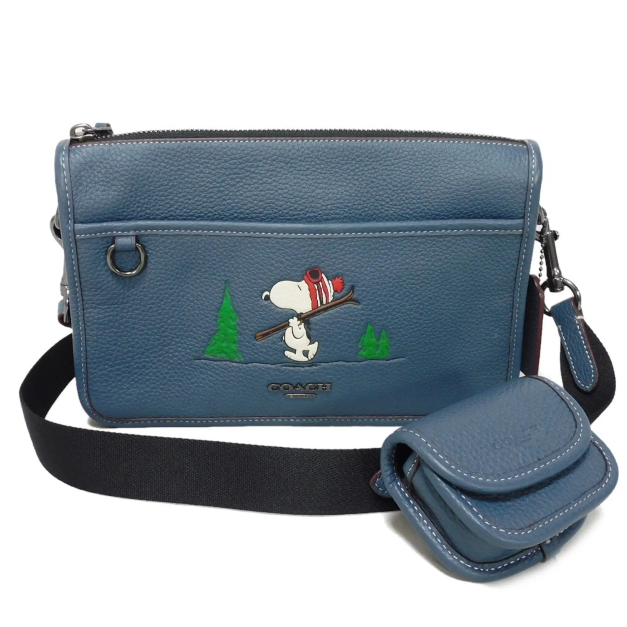 Coach Leather Shoulder Bag (Pre-Owned)