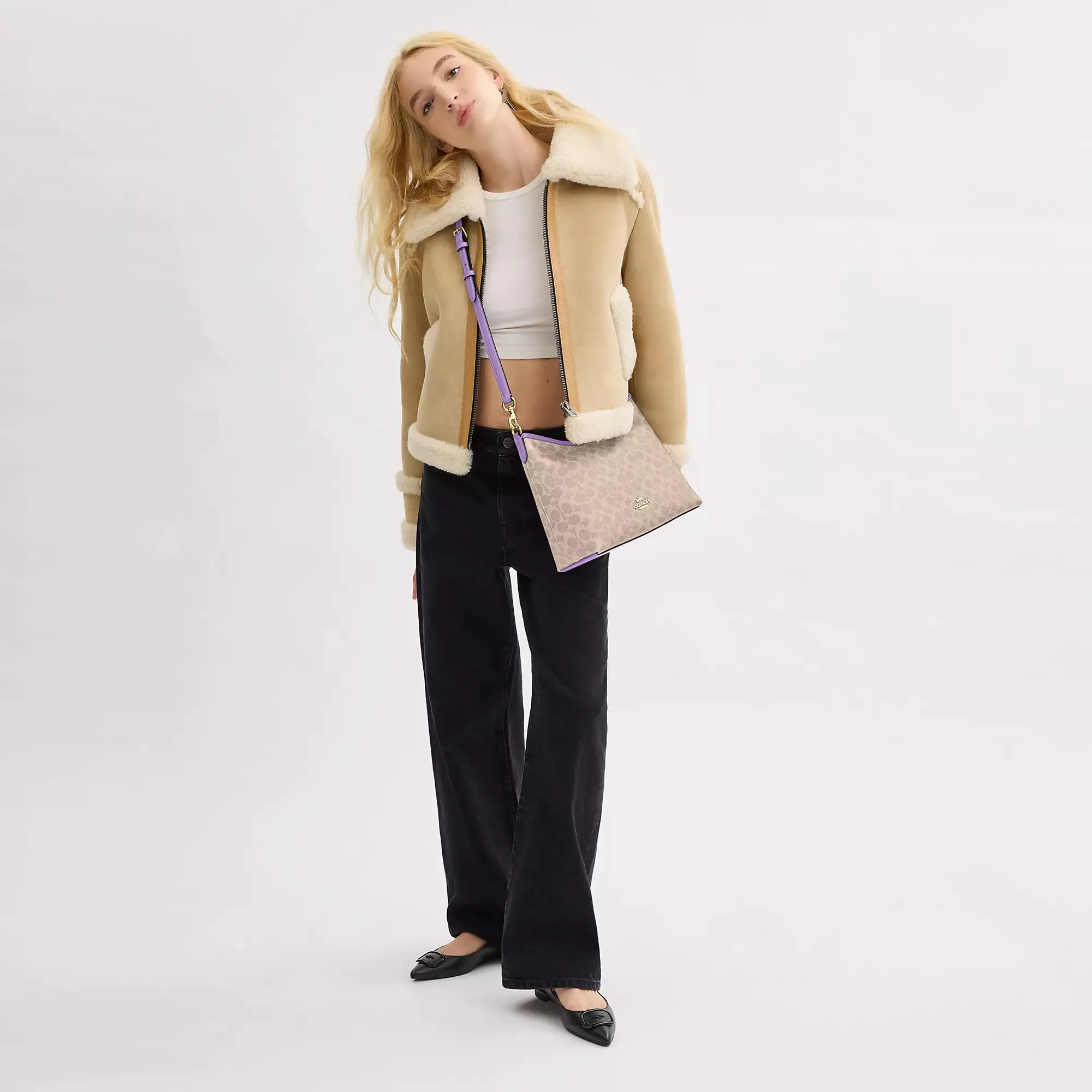 Coach Outlet Laurel Shoulder Bag In Signature Canvas
