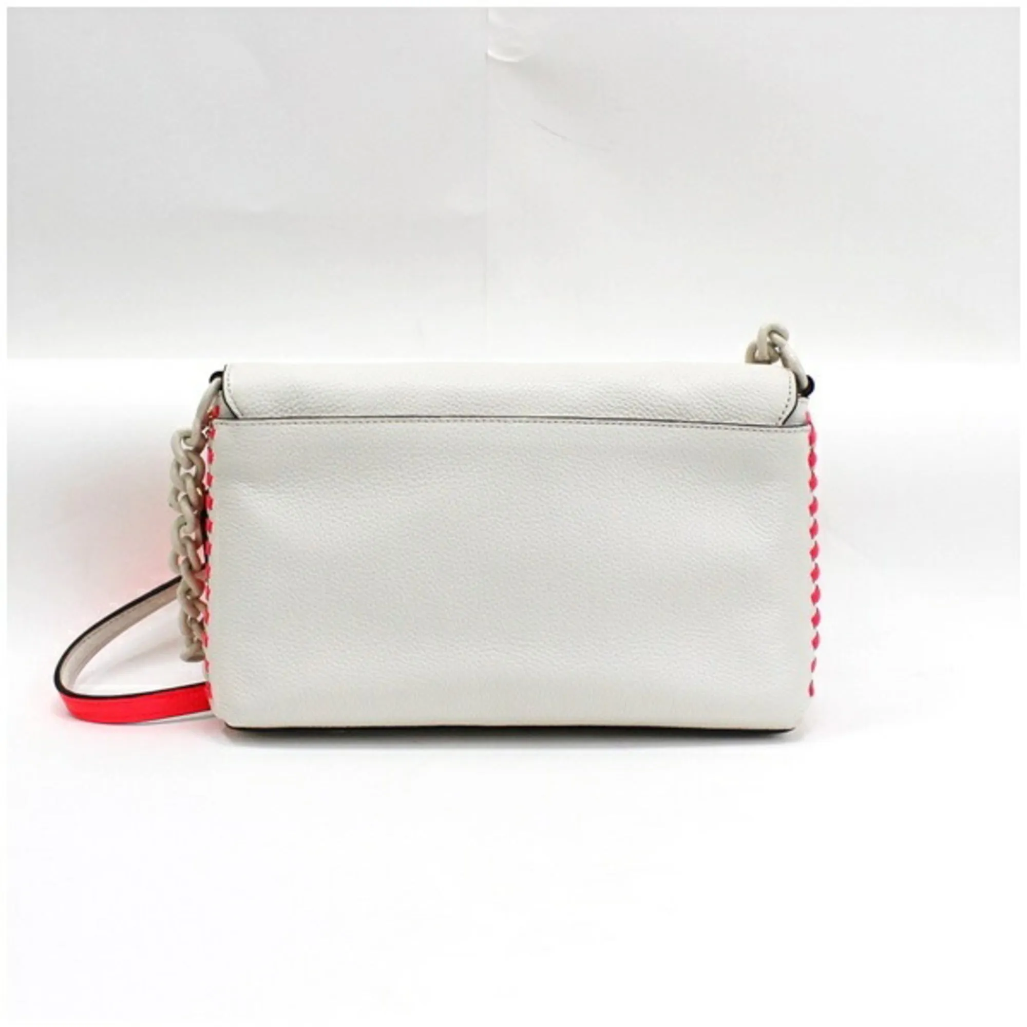 Coach pink  Leather Shoulder Bag (Pre-Owned)