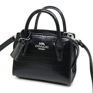 Coach  pink  yellow Leather Shoulder Bag (Pre-Owned)