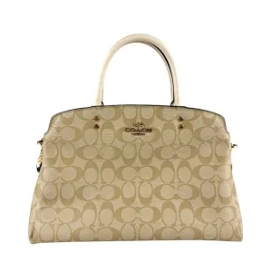 Coach Signature Leather Handbag Shoulder Bag (Pre-Owned)