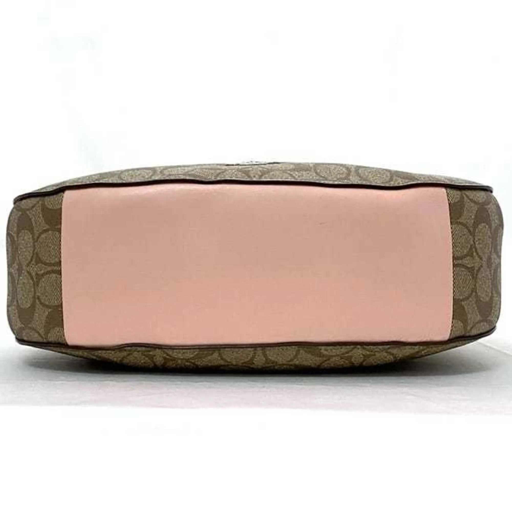 Coach Signature pink Pvc Leather Shoulder Bag (Pre-Owned)