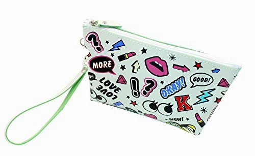 Creative Cosmetic Bags Portable Leather Clutch Purse Travel Toiletry Pouch
