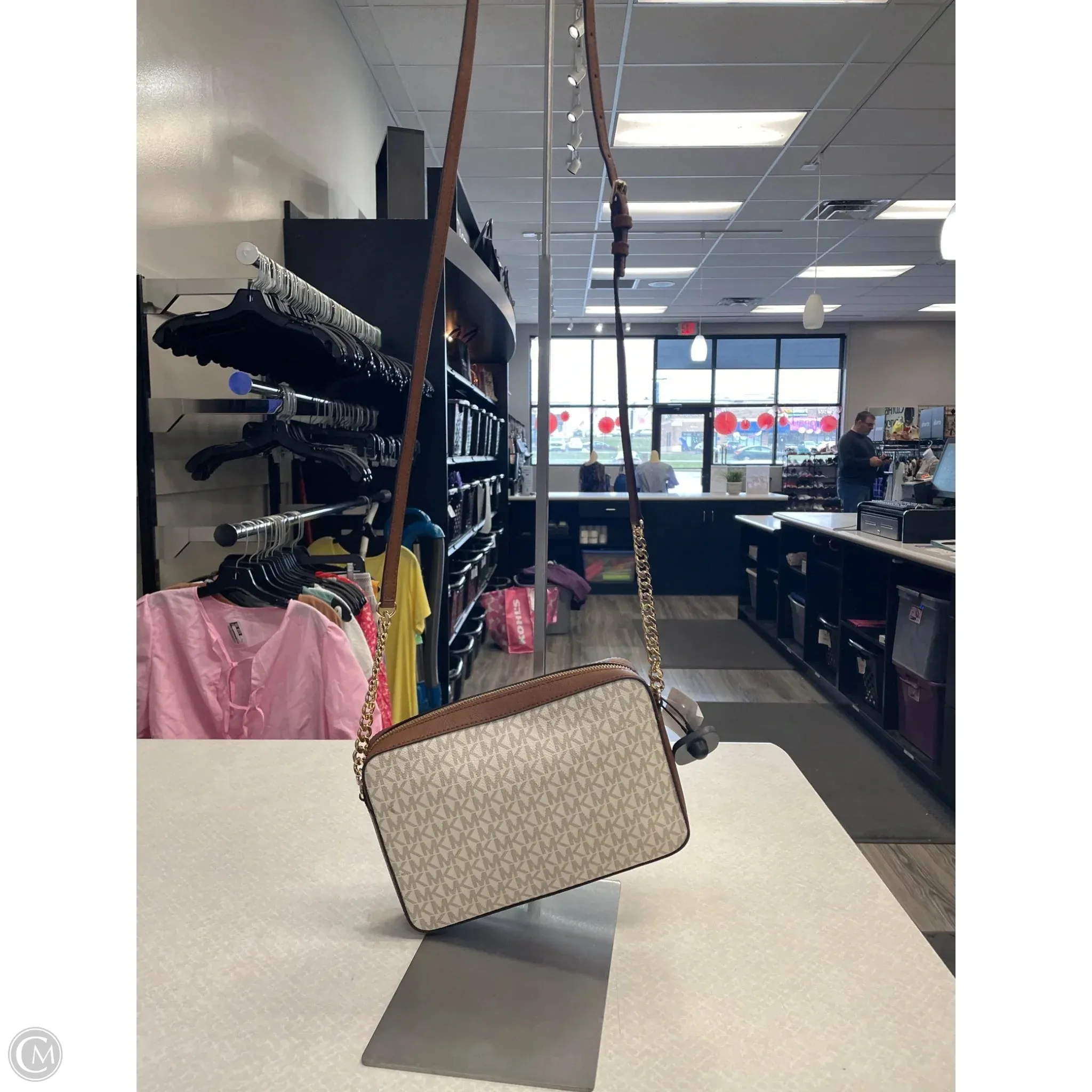 Crossbody Designer By Michael Kors, Size: Medium