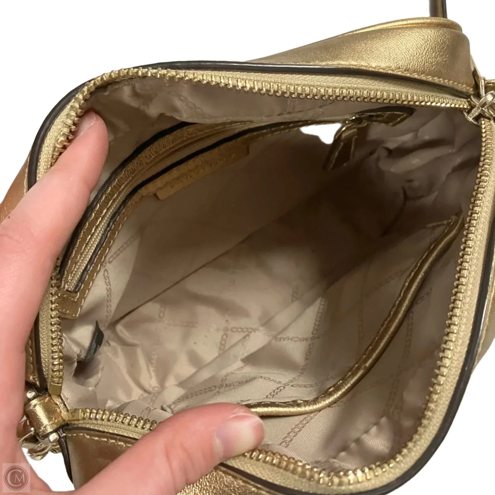 Crossbody Designer By Michael Kors, Size: Medium