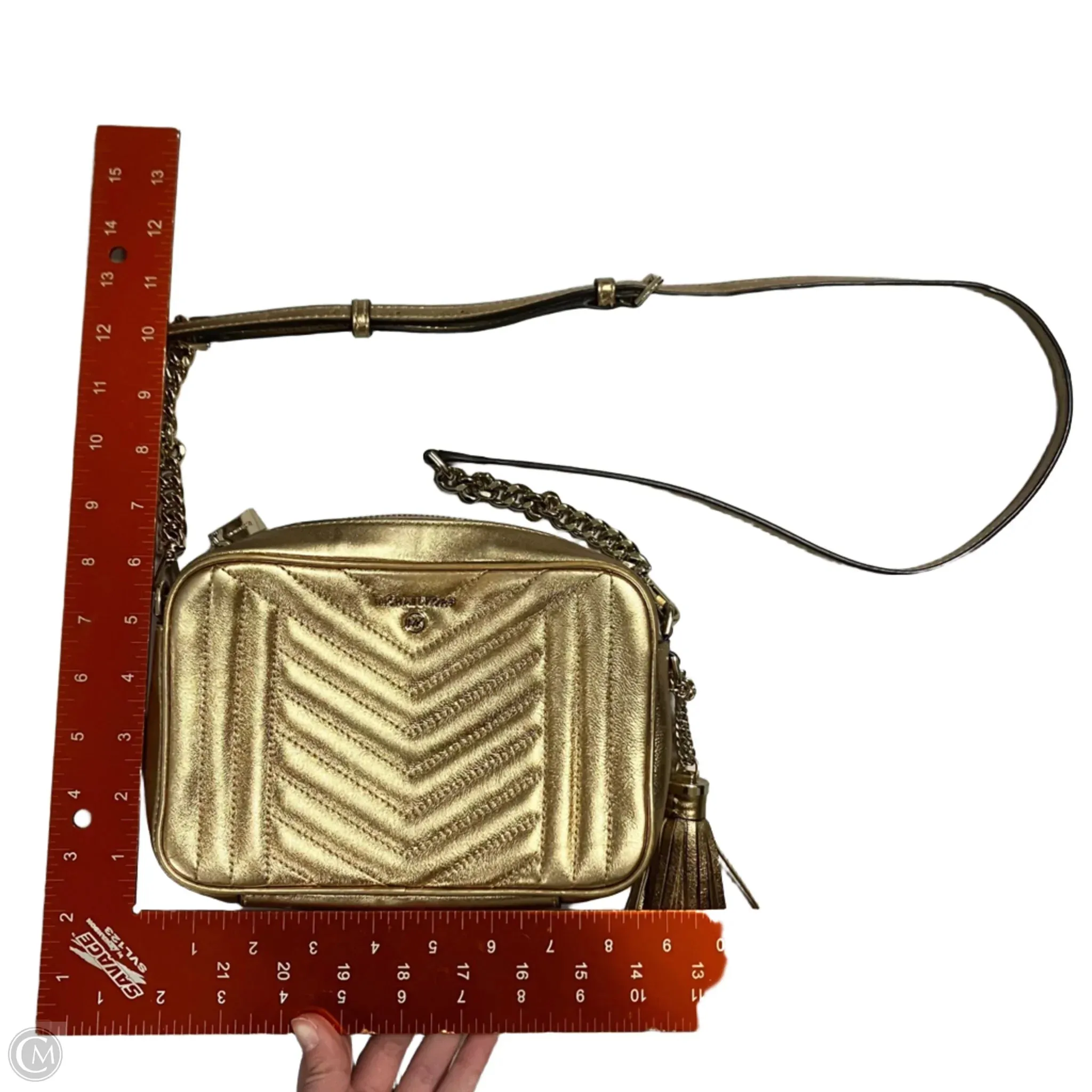 Crossbody Designer By Michael Kors, Size: Medium