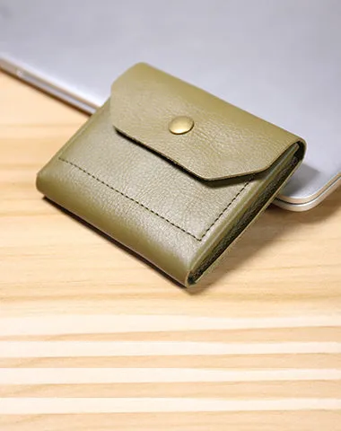 Cute Women Black Leather Billfold Card Wallet Coin Wallets Mini Change Wallets For Women