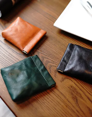 Cute Women Leather Change Wallet Slim Coin Wallets Headphone Case Cord Organizer For Women