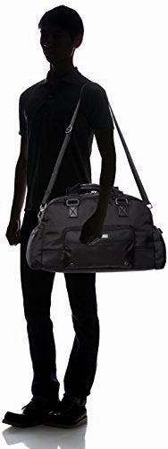 Diesel Men'S Superrgear Mat Gear Duffle, Black/Black
