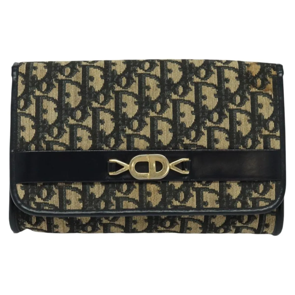 Dior 30 Montaigne Canvas Shoulder Bag (Pre-Owned)
