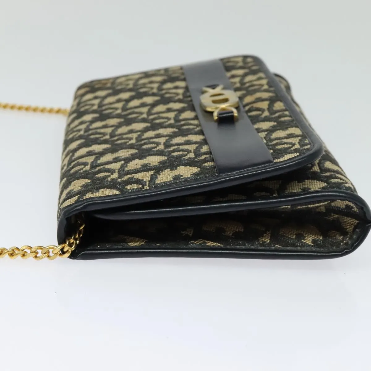Dior 30 Montaigne Canvas Shoulder Bag (Pre-Owned)
