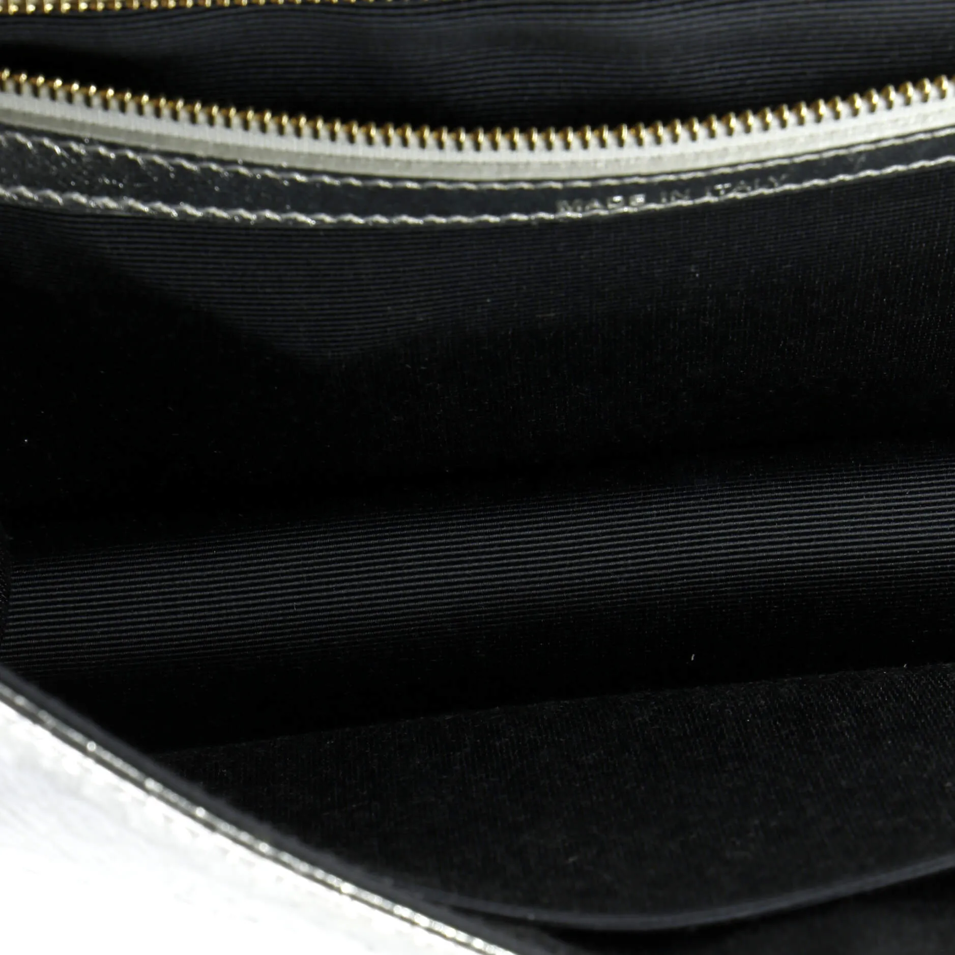 Diorama Flap Bag Crackled Deerskin Medium
