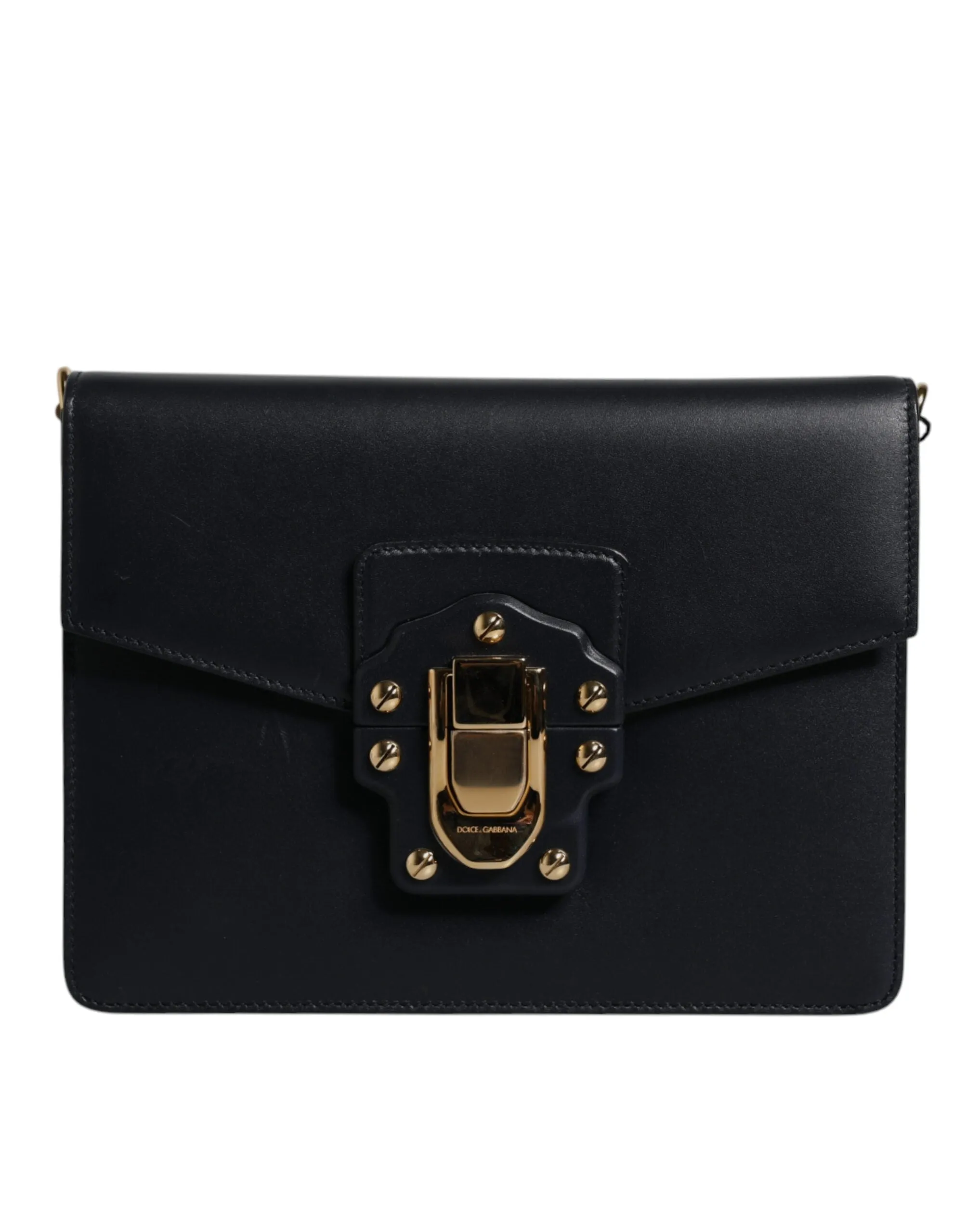 Dolce & Gabbana Calfskin Leather Shoulder Strap Women's Bag (Pre-Owned)