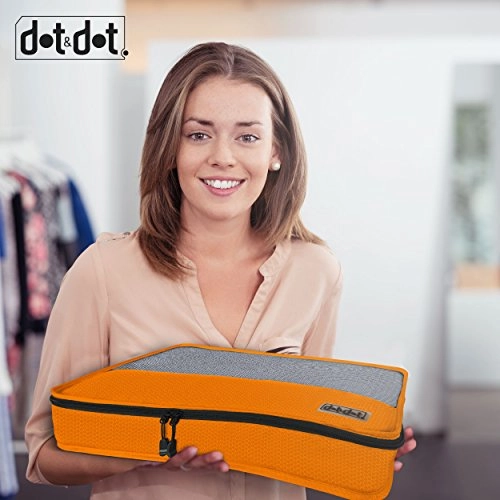 Dot&Dot Large Packing Cubes for Travel - 4 Piece Luggage Accessories Organizers