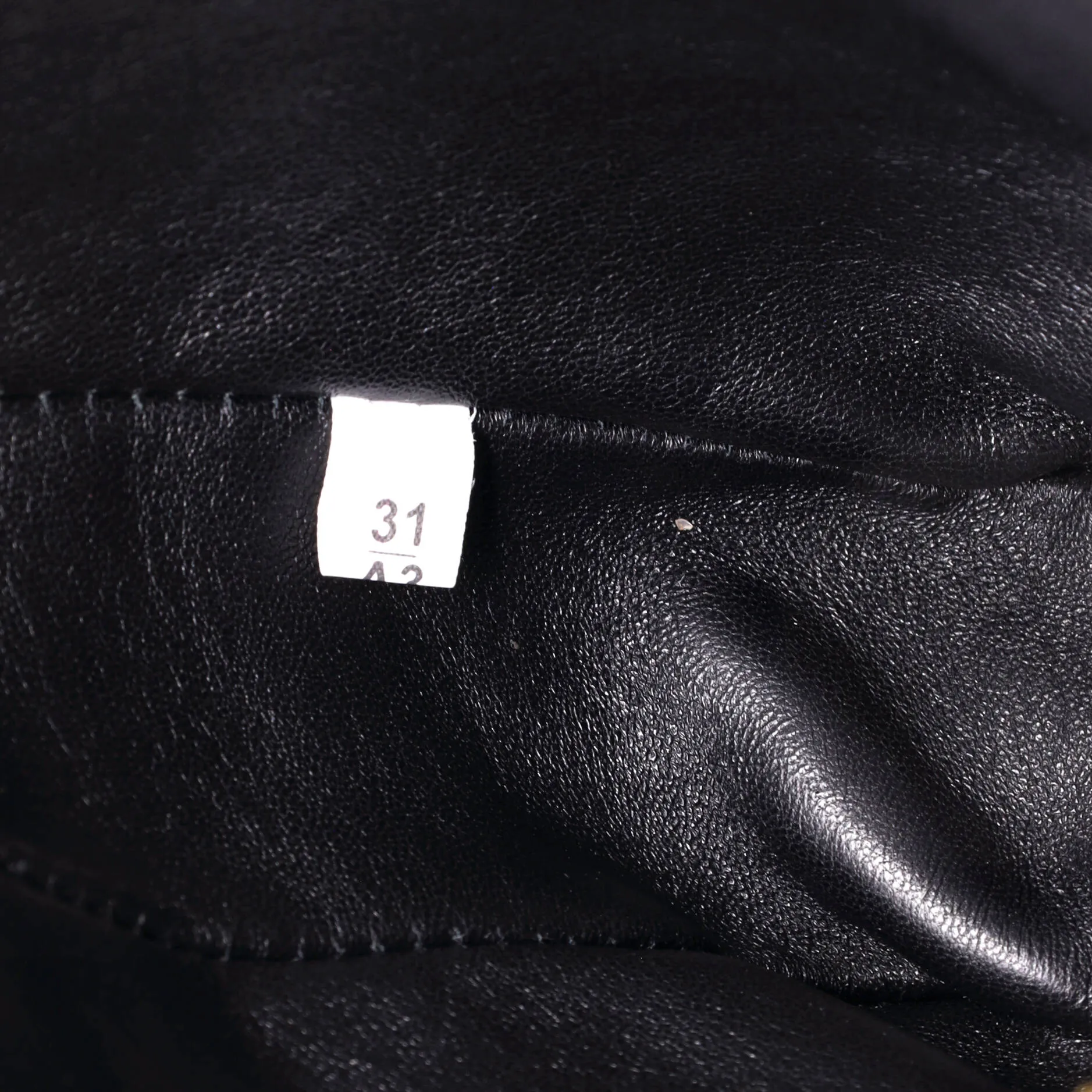 Double Symbole Triangle Bag Leather and Jacquard Mini