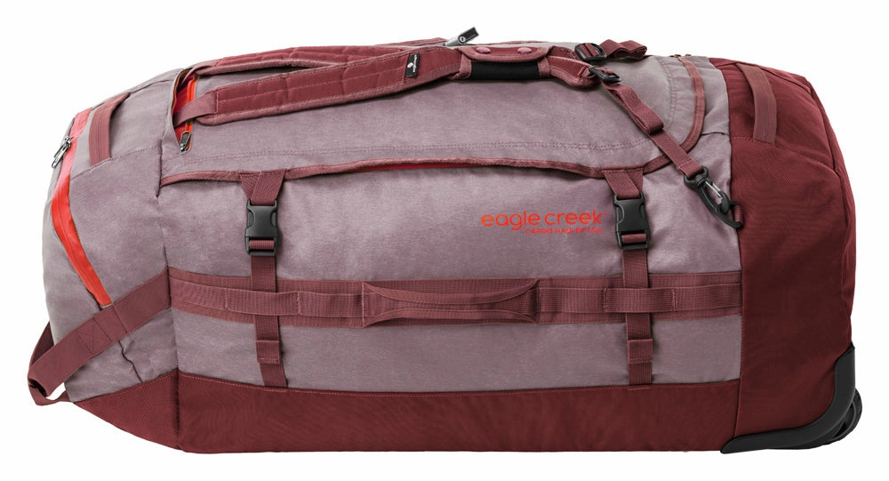 Eagle Creek Cargo Hauler Wheeled Duffel Travel Bag with Backpack Straps and Handles, Lockable U-Lid Opening, End Compartments, and Compression Straps