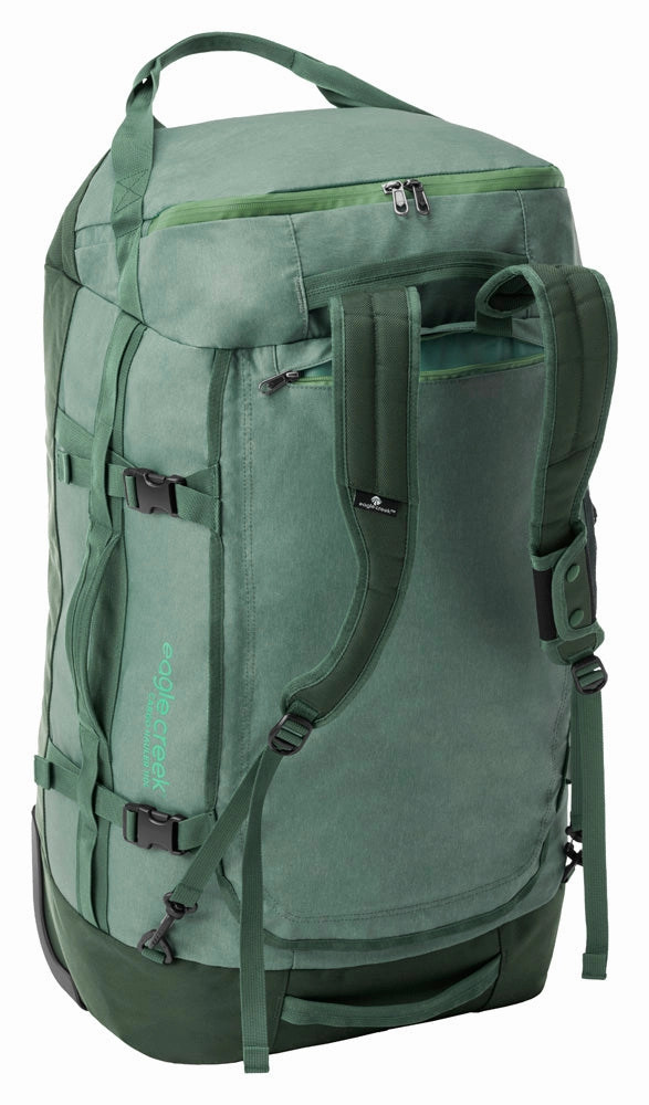 Eagle Creek Cargo Hauler Wheeled Duffel Travel Bag with Backpack Straps and Handles, Lockable U-Lid Opening, End Compartments, and Compression Straps