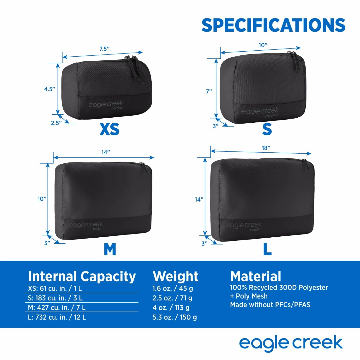 Eagle Creek Pack-It Reveal Cube, Medium