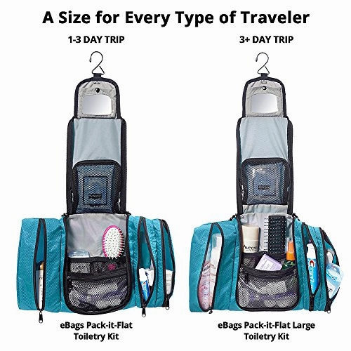 Ebags Pack-It-Flat Toiletry Kit (Aquamarine)