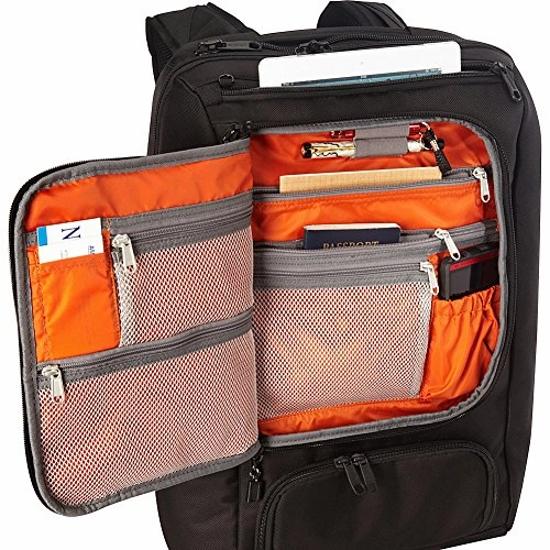 eBags Professional Weekender Carry-On Backpack for Travel & Business - TSA Friendly - Fits 18" Laptop - (Brushed Indigo)