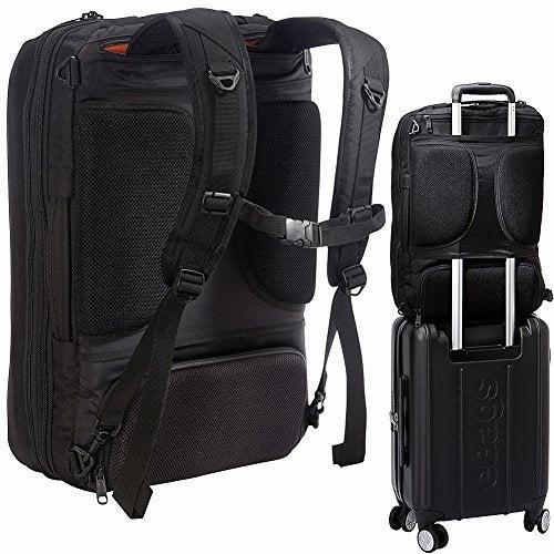 eBags Professional Weekender Carry-On Backpack for Travel & Business - TSA Friendly - Fits 18" Laptop - (Brushed Indigo)