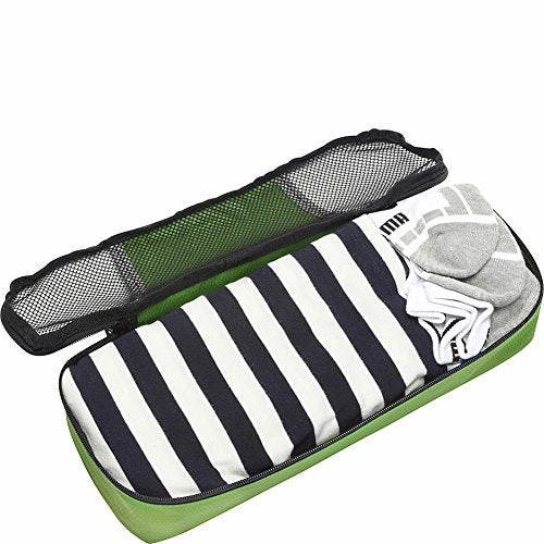 eBags Slim Packing Cubes for Travel - Organizers - 3pc Set - (Grasshopper)