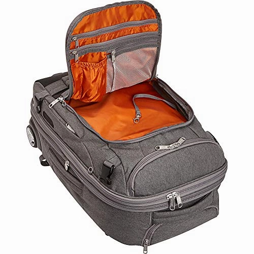 eBags TLS Mother Lode Rolling Weekender 22" Travel Backpack with Wheels - Carry-On - (Eggplant)