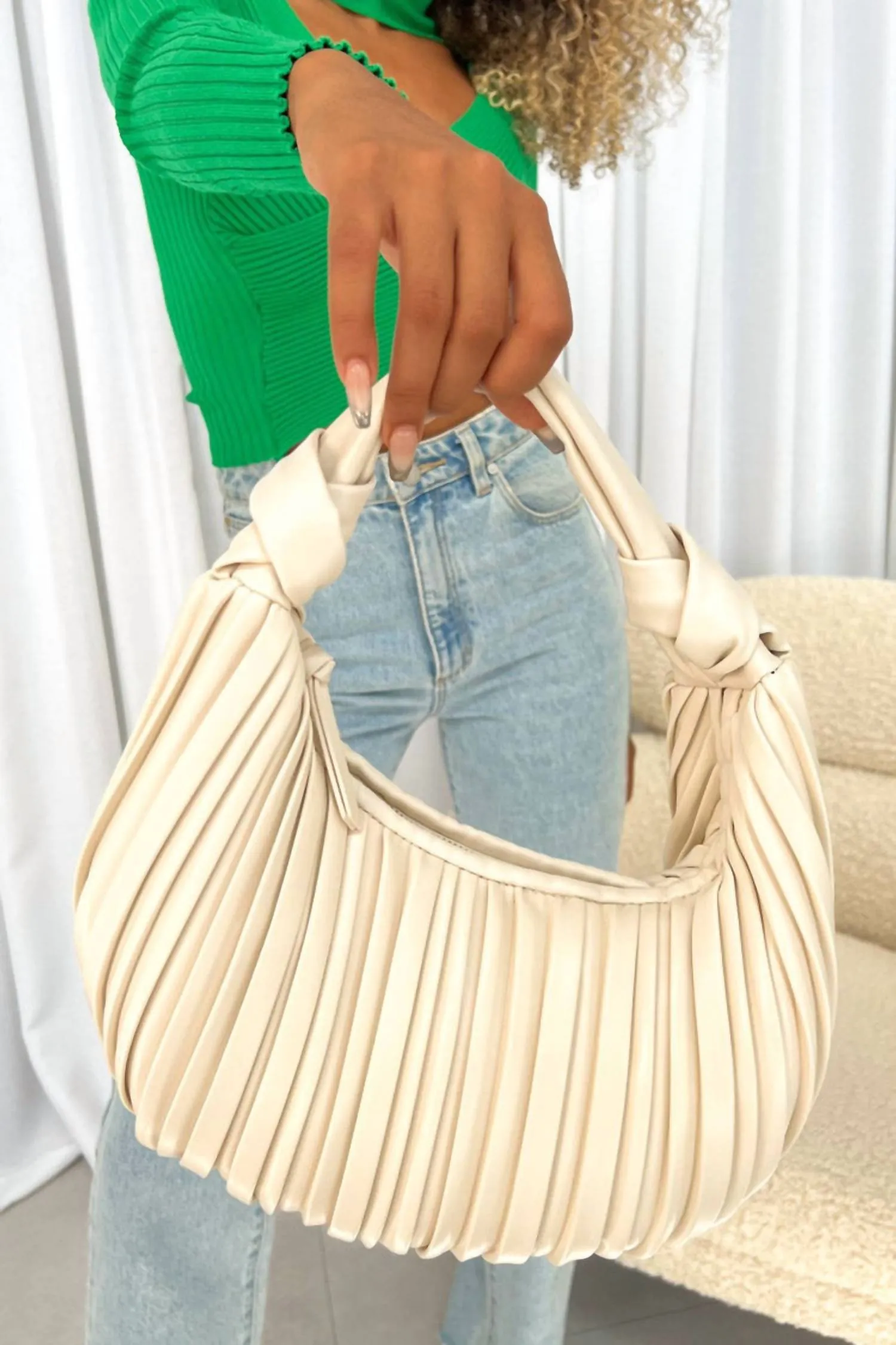 Effie Shoulder Bag In Bone