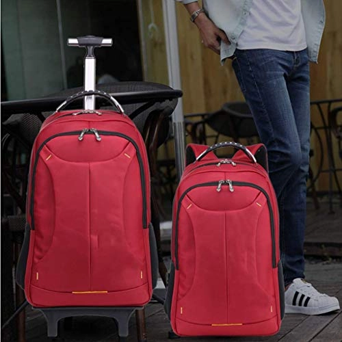 FANQIECHAODAN Trolley Backpack Large Capacity Shoulder Lever Computer Backpack Travel Backpack,Three Use Men And Women Travel BackpackSuper Lightweight Travel Carry On Cabin Hand Luggage Suitcase with