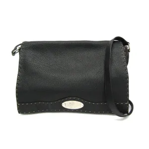 Fendi Selleria Leather Messenger Bag Shoulder Bag (Pre-Owned)