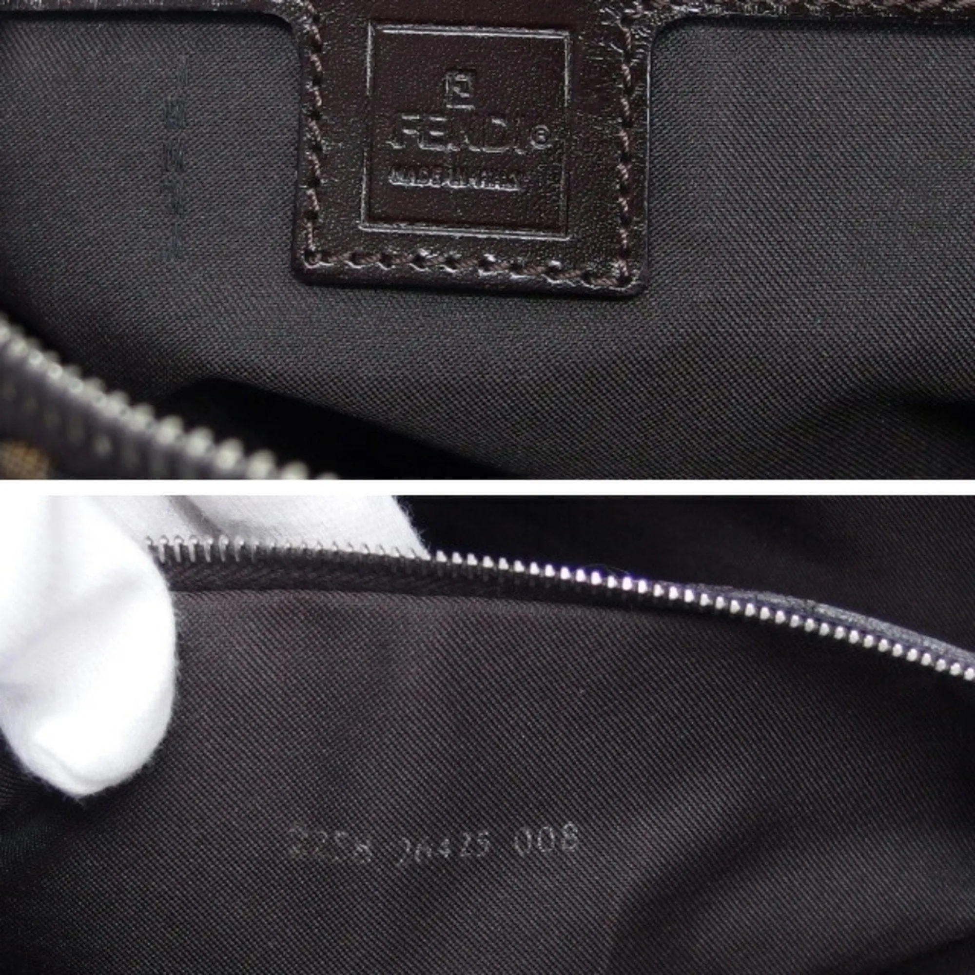 Fendi Zucca  Zucca Shoulder Bag (Pre-Owned)