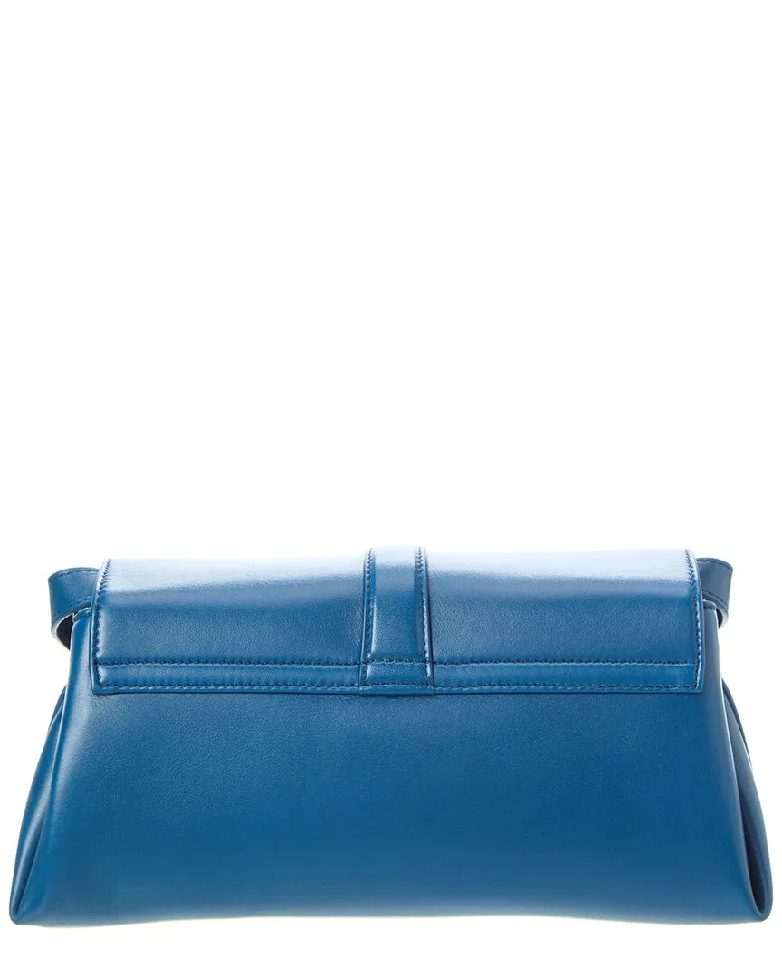 Ferragamo Front Flap Small Leather Shoulder Bag
