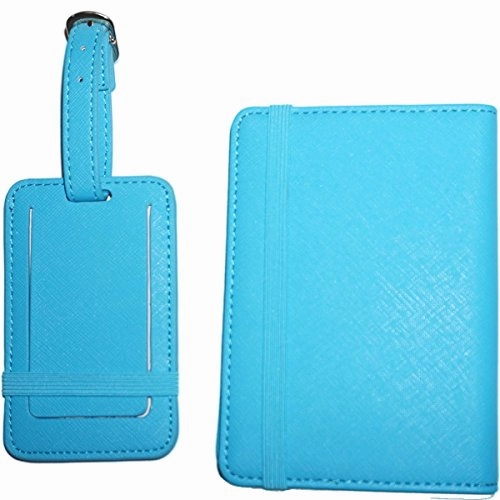 Flight 001 Passport And Luggage Tag Set Turquoise