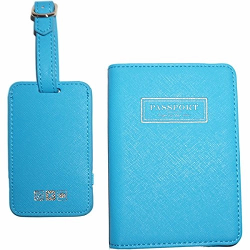 Flight 001 Passport And Luggage Tag Set Turquoise