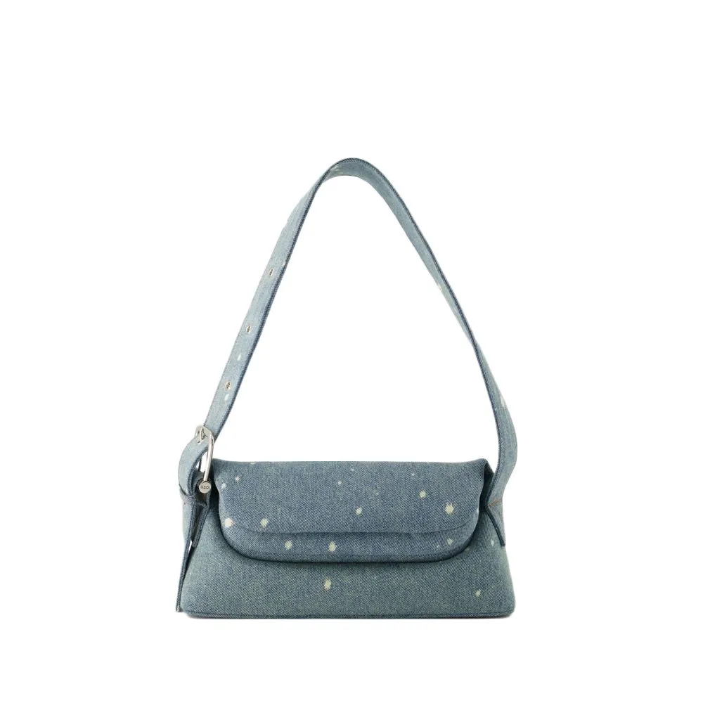 Folder Brot Shoulder Bag - Cotton - Blue