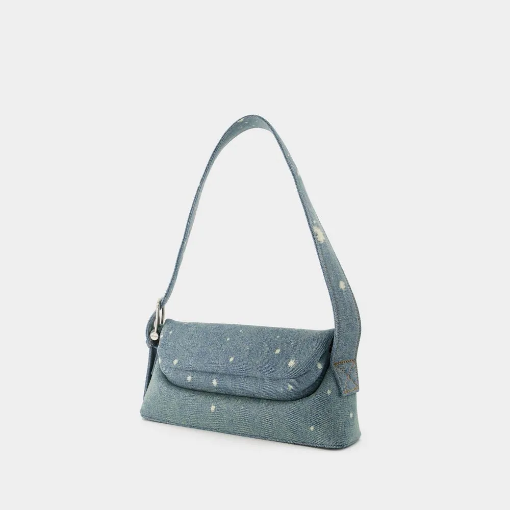 Folder Brot Shoulder Bag - Cotton - Blue