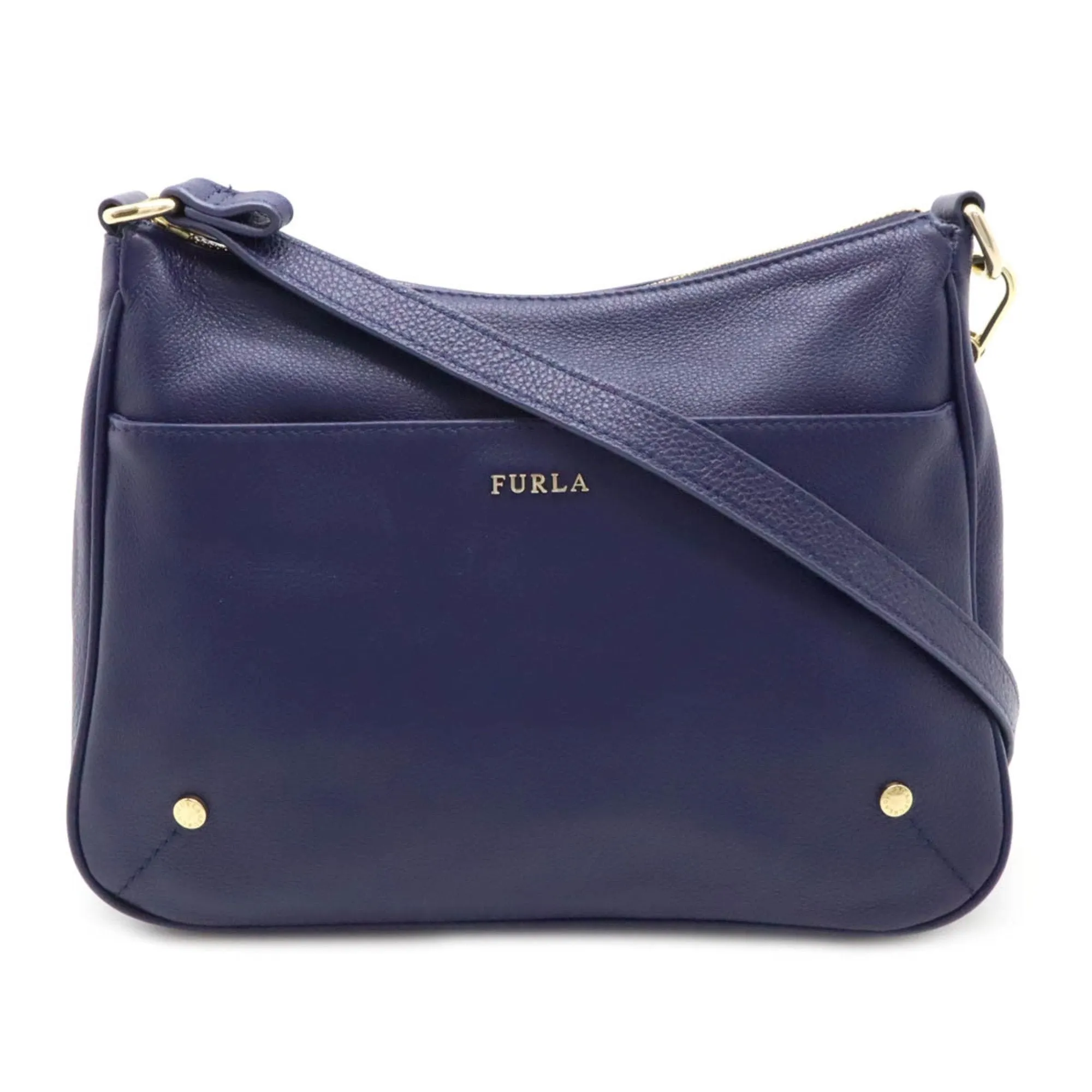 Furla Leather Shoulder Bag (Pre-Owned)