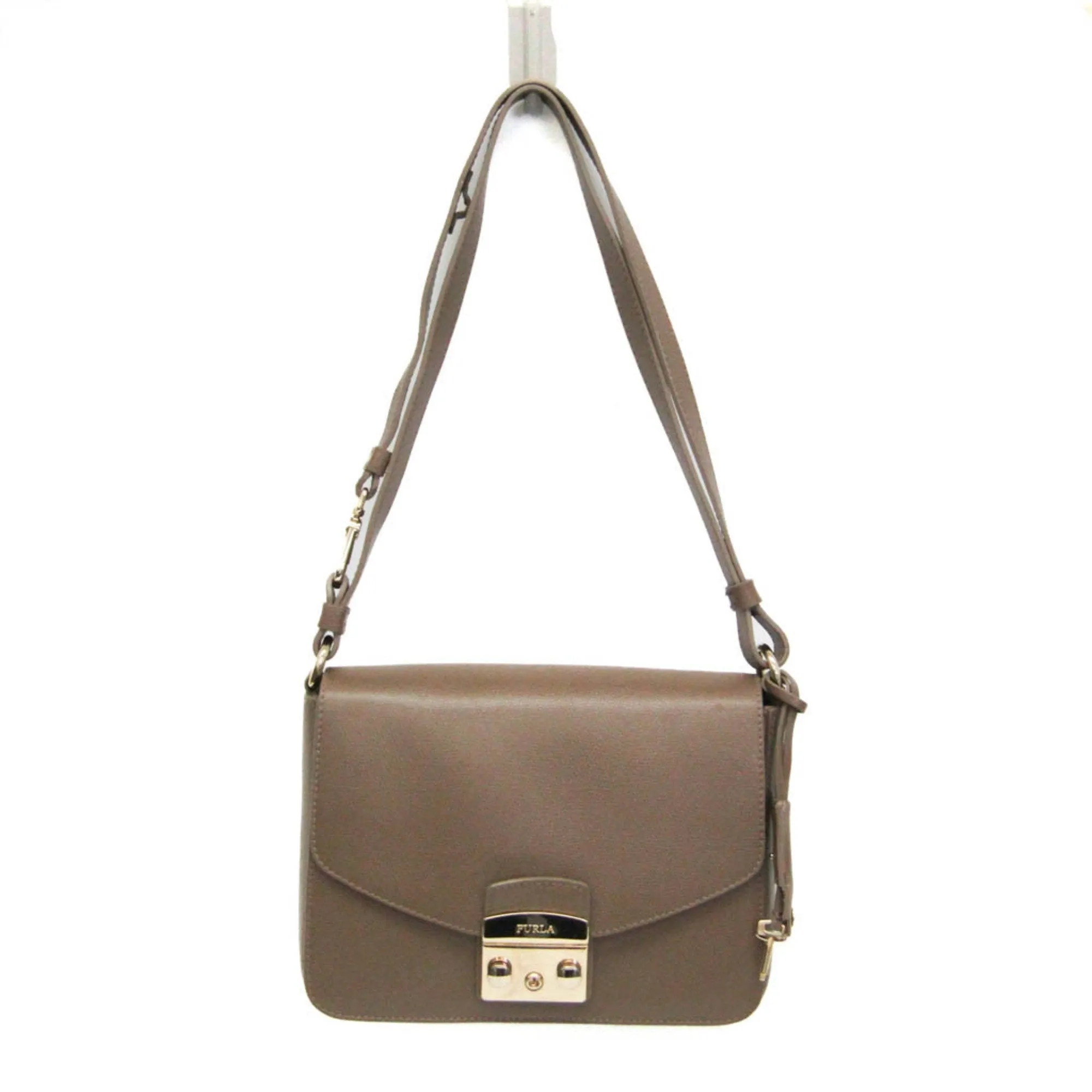 Furla Metropolis Leather Shoulder Bag (Pre-Owned)