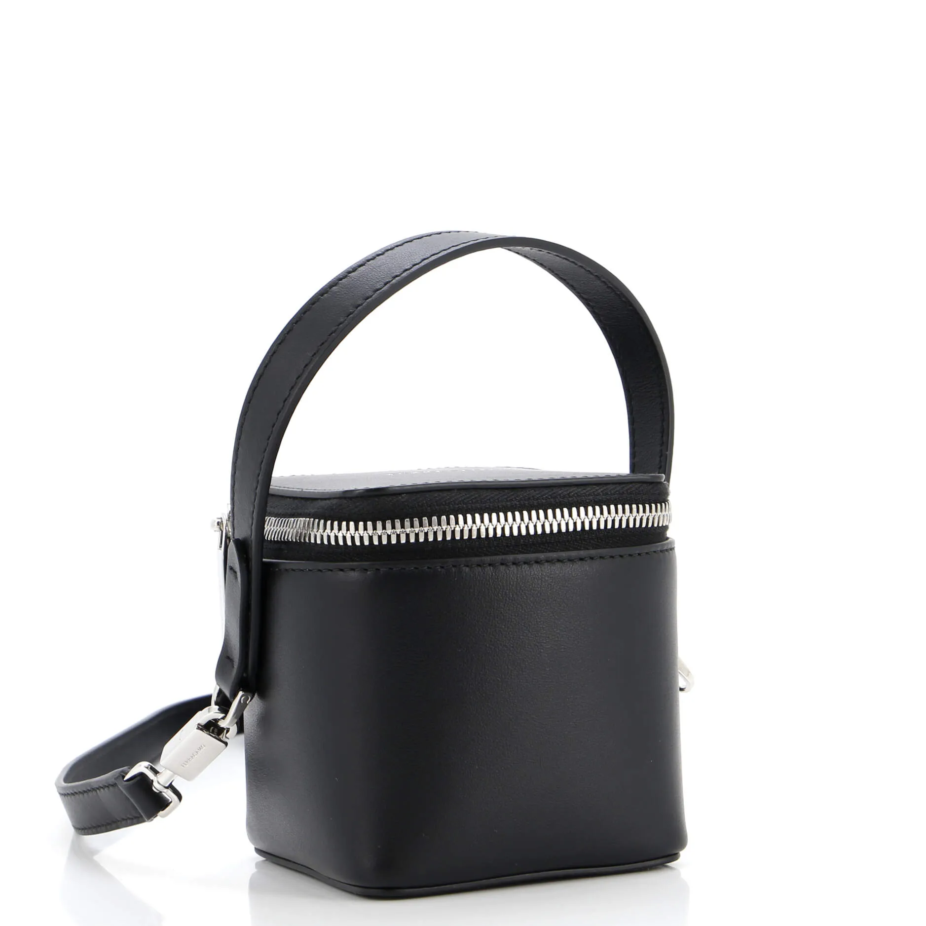 Gancicni Top Handle Vanity Case Leather Micro