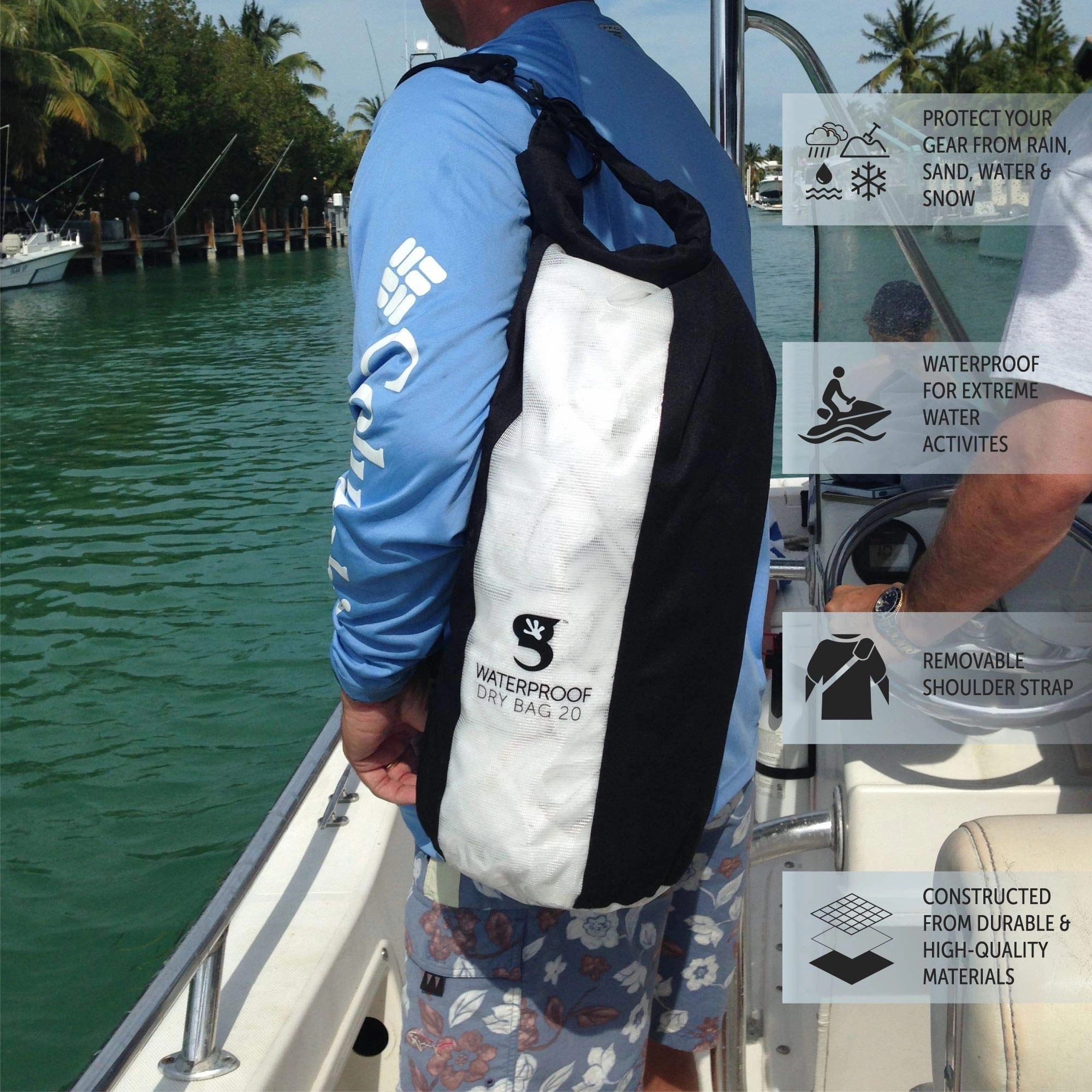 Geckobrands Durable View Dry Bag