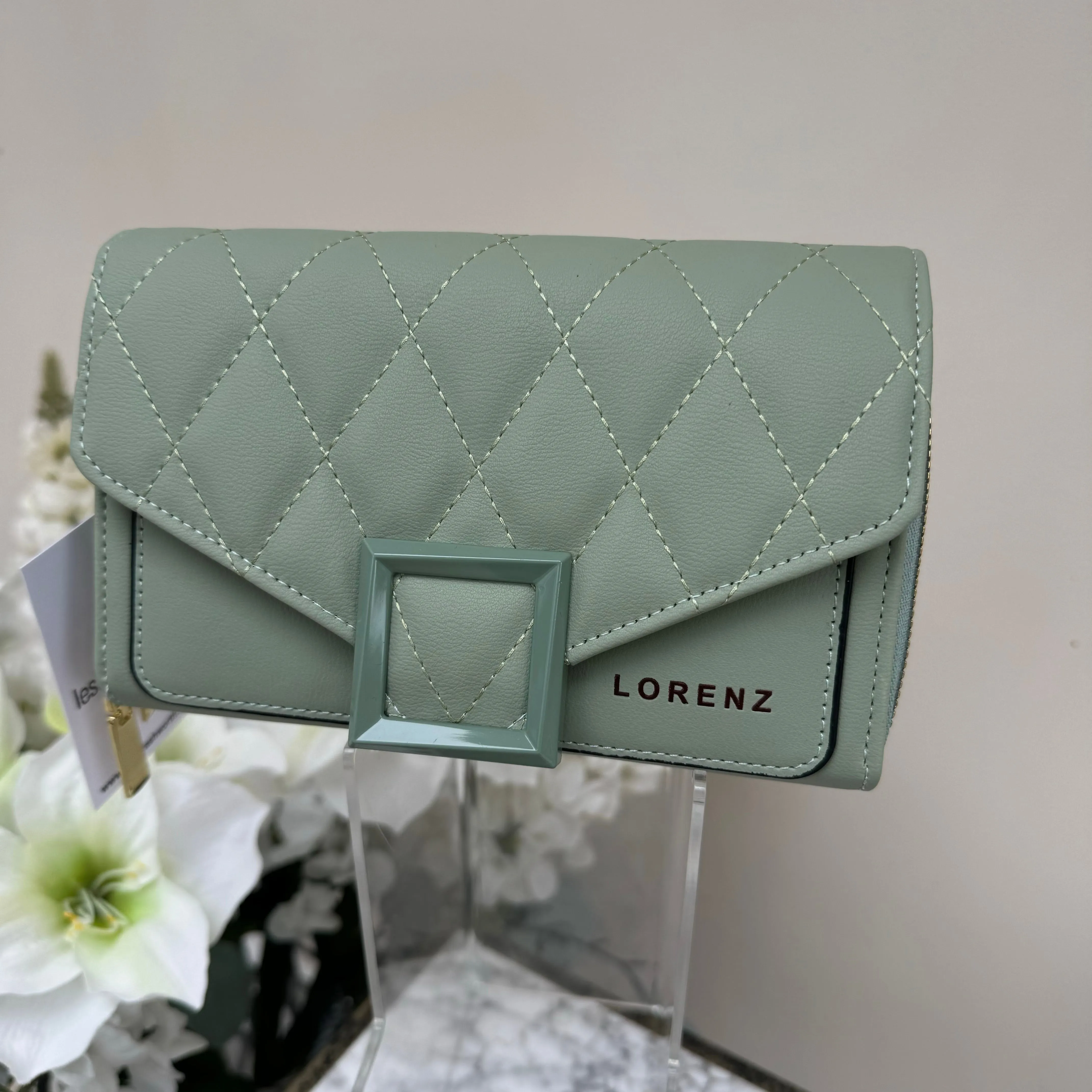 GHS 7123 Quilted Flapover Purse Bag