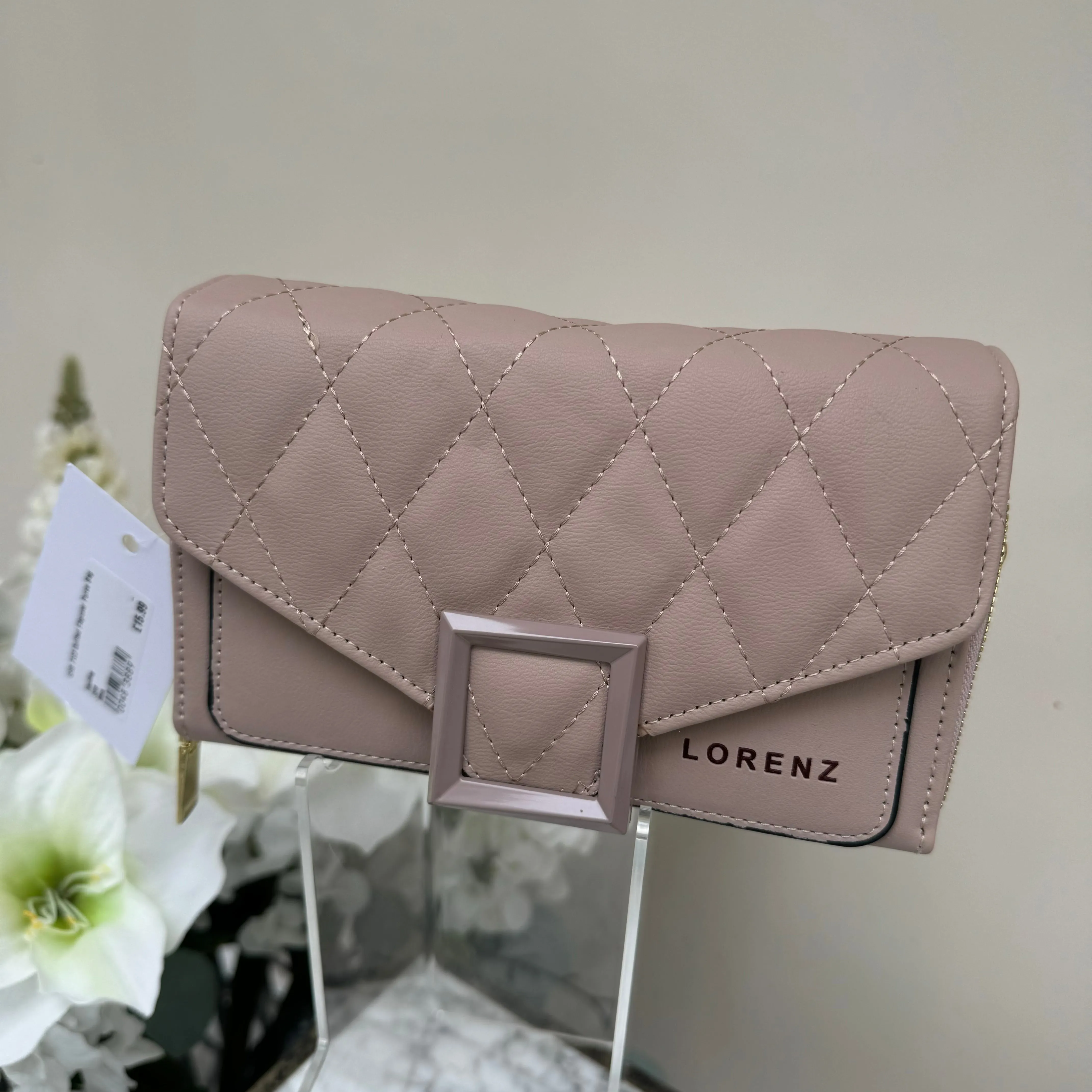 GHS 7123 Quilted Flapover Purse Bag