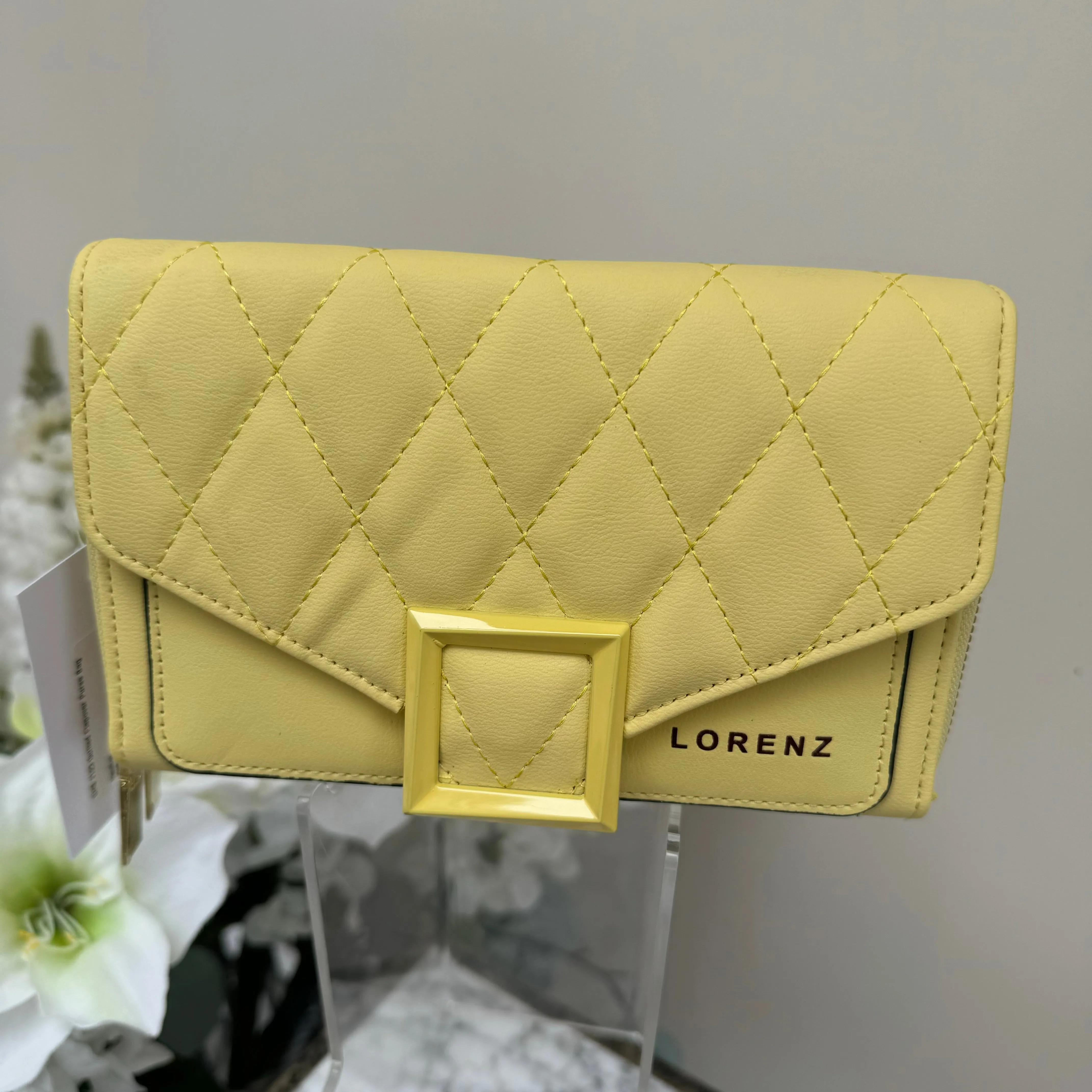 GHS 7123 Quilted Flapover Purse Bag