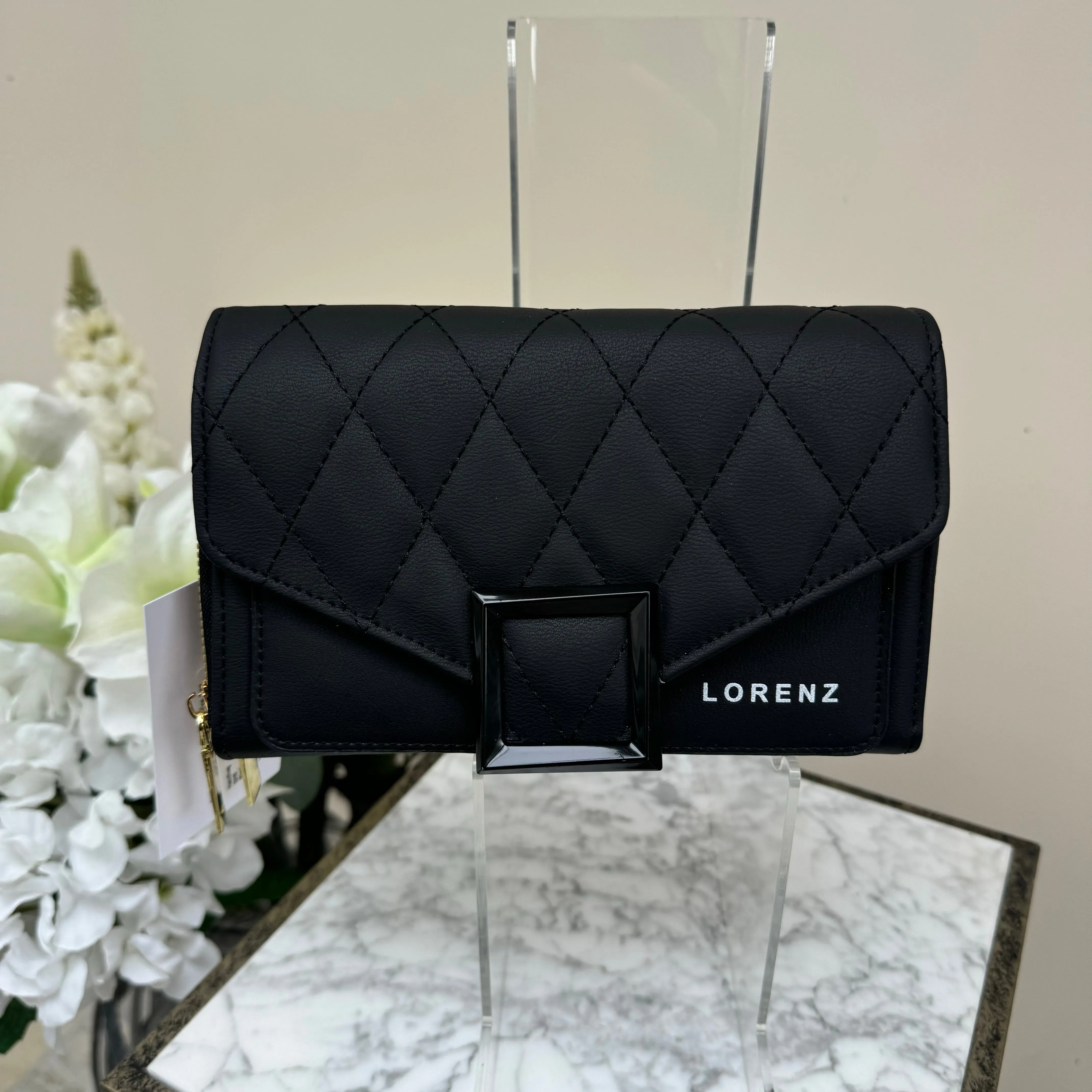 GHS 7123 Quilted Flapover Purse Bag